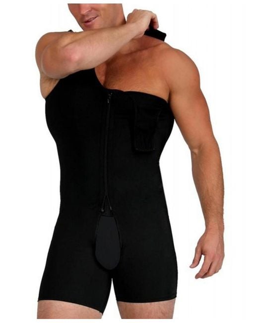 Instaslim Black Stretch Bodyshorts for men
