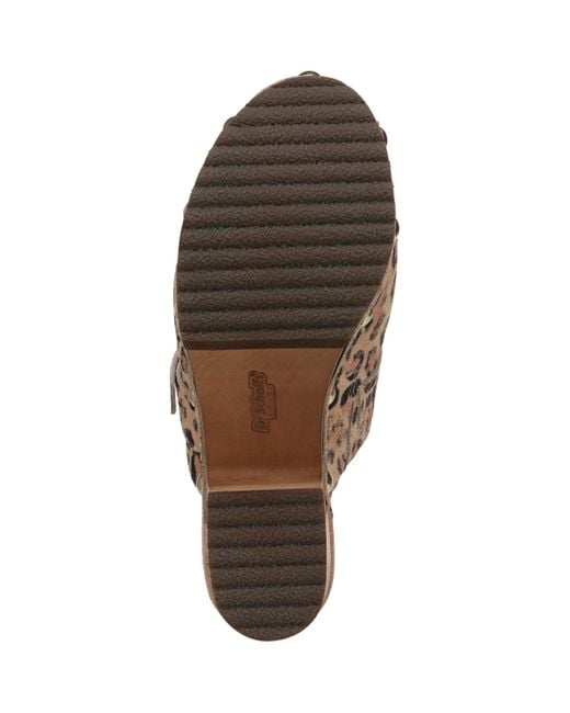 Dr. Scholls Brown Original Joy Platform Clogs