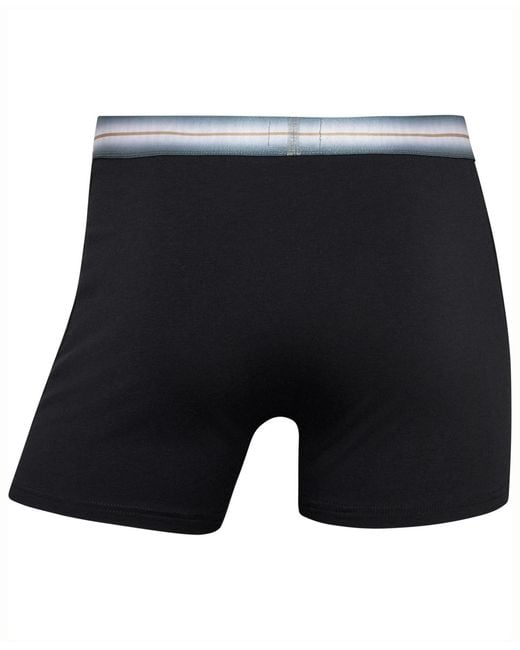 Cr7 Black Cotton Blend Trunks for men