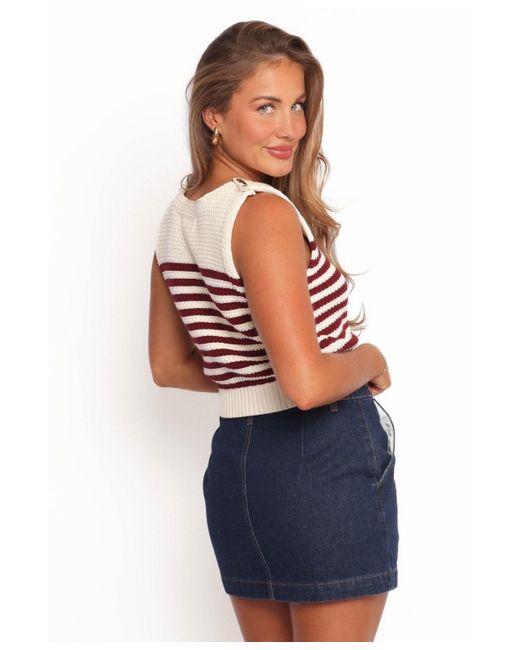 Petal & Pup Red Wensie Knitted Top