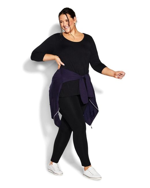 Avenue Blue Plus Size Pull On Ponte Pant