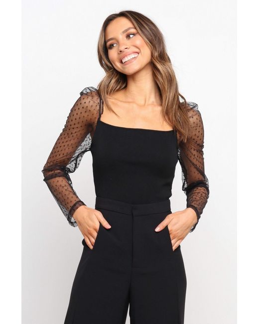 Petal & Pup Black Rigala Top
