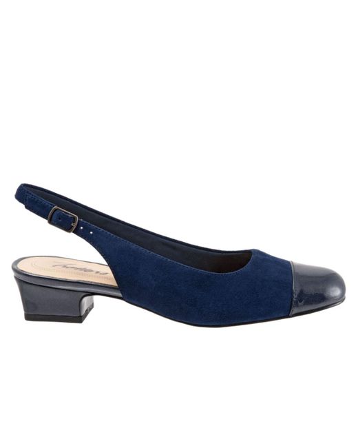 Trotters Blue Dea Pump