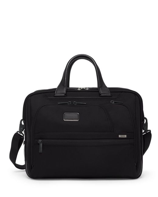 Tumi Black Alpha Medium 15" Expandable Briefcase