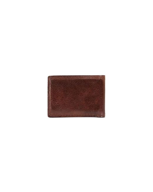 Bosca Brown Dolce Small Bifold Wallet for men