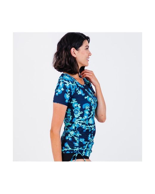 Calypsa Blue Adele Swim Top