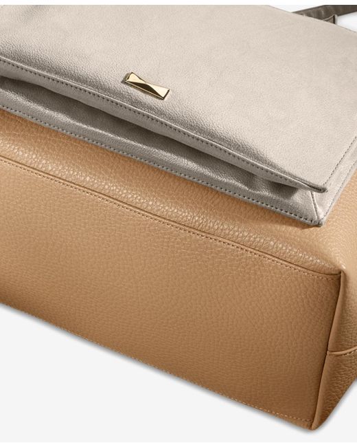 INC International Concepts Natural Chloiey Extra Large 2-in-1 Tote