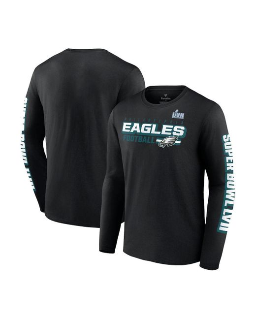 Fanatics Branded Black Philadelphia Eagles Super Bowl Lvii Star Trail