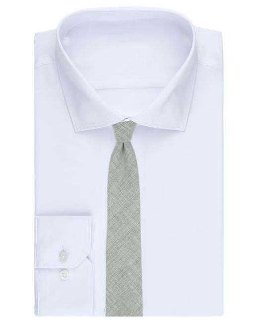 BarIII Gray Chambray Solid Tie for men