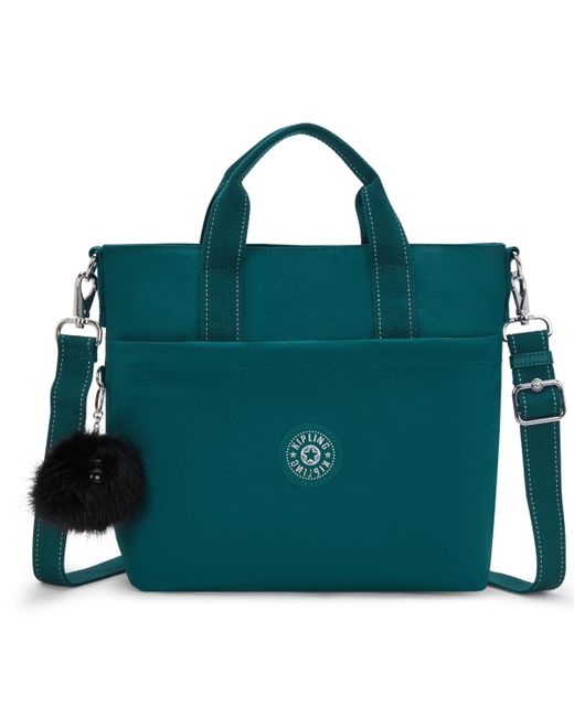 Kipling Green Zamora Mini Tote Bag