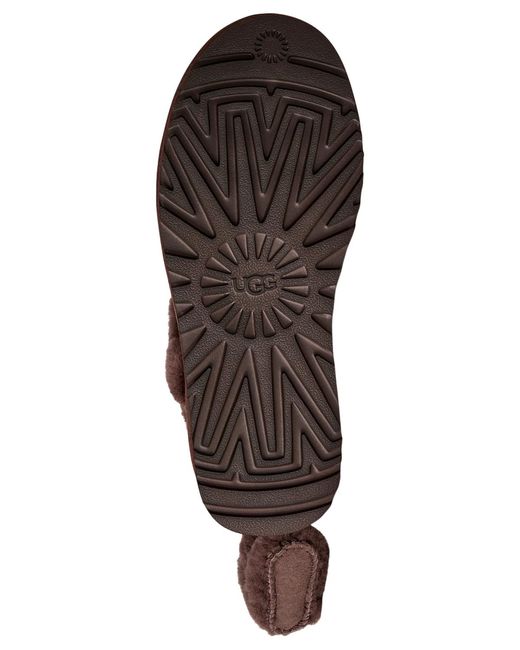 Ugg Brown Classic Mini Heritage Round Toe Booties