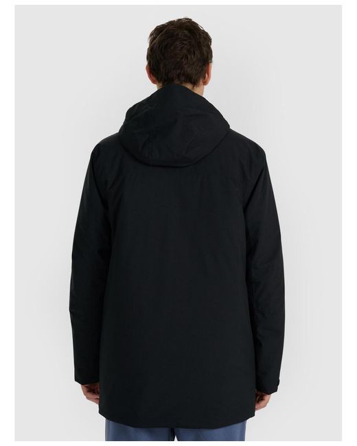 4F Black Transitional Parka Membrane for men