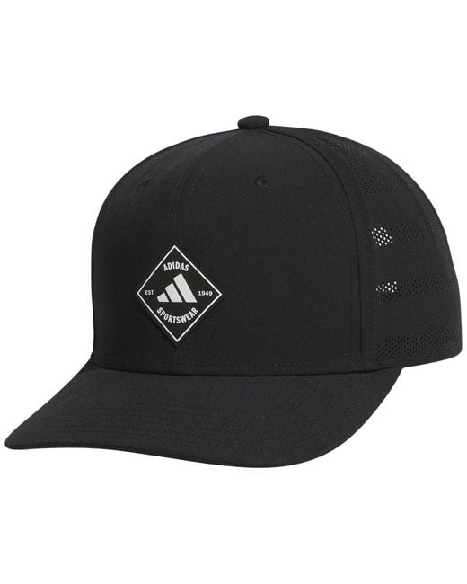 Adidas Black Quick Dry Adjustable Hat for men
