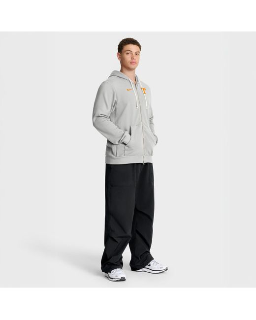 Nike White Tennessee Volunteers 2025 Sideline Standard Issue Dri-fit Full-zip Hoodie for men