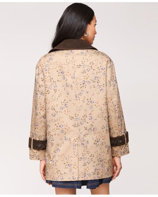 Avec Les Filles Natural Asymmetrical-double-breasted Oversized Trench Jacket