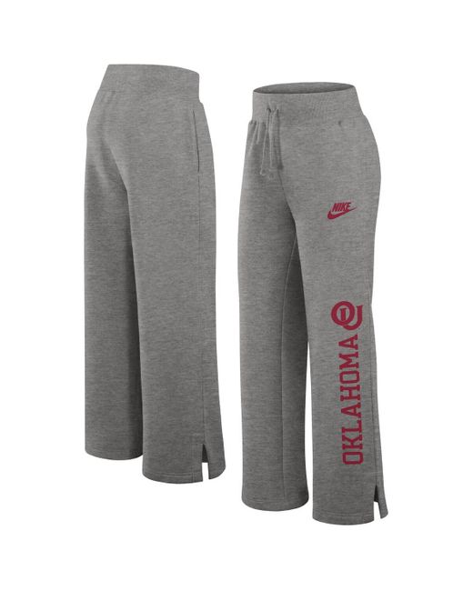 Nike Gray Oklahoma Sooners Legacy One Line Phoenix Fleece Sweatpants