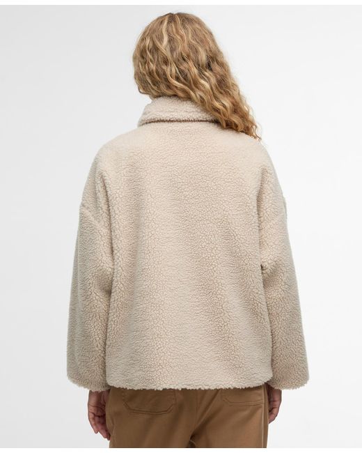 Barbour Natural Contrast Front Panels Long Sleeve Jacket