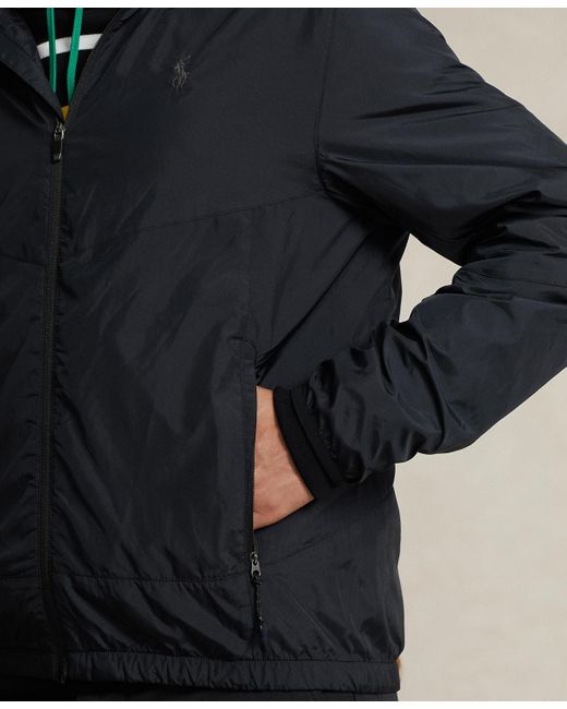 Polo Ralph Lauren Black Water-repellent Ripstop Jacket for men