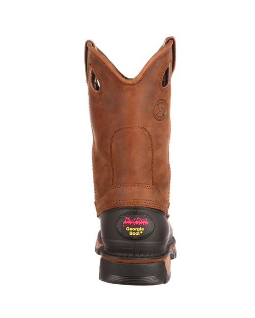 Georgia Boot Multicolor Muddog Steel Toe Waterproof Wellington for men