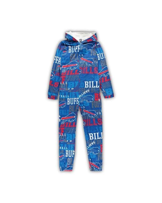 Concepts Sport Royal Buffalo Bills Ensemble Microfleece Union Full zip 