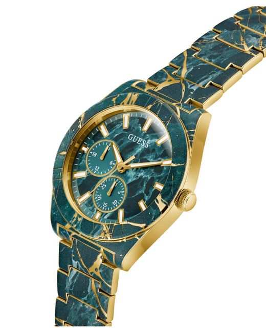Guess Green Multi-function Watch for men