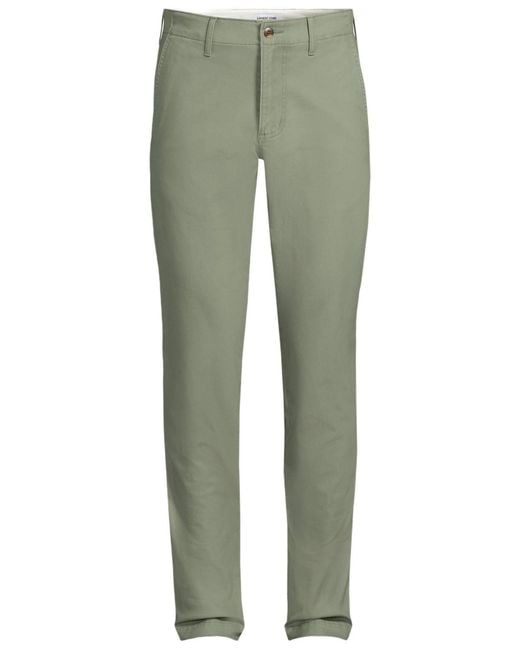 Lands' End Green Knockabout Slim Fit Chino Pant for men