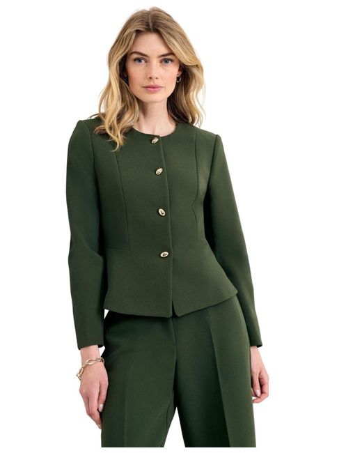 Phase Eight Green Leonie Peplum Jacket