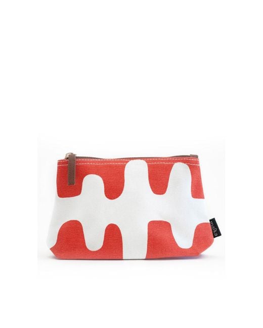 Maika Red Travel Pouch