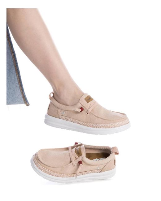 Xti Pink Refresh Collection Dockside Comfort Shoes By