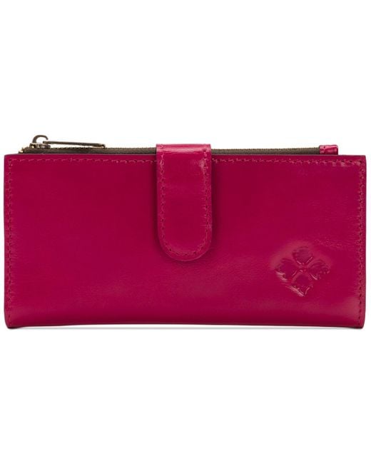 Patricia Nash Red Nazari Leather Wallet