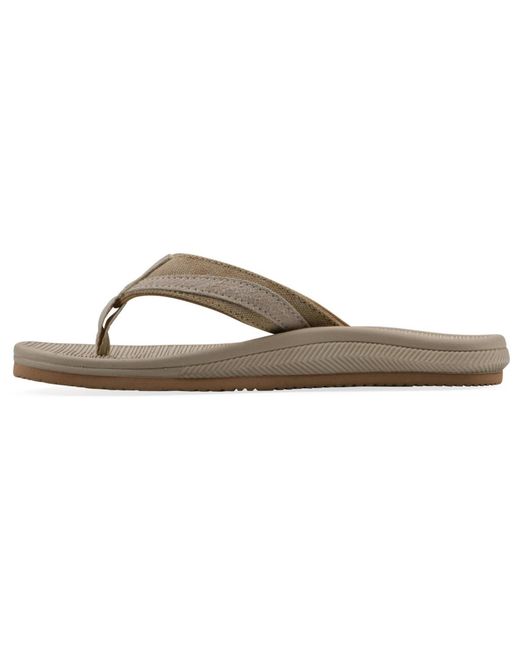 White Mountain White Bays Round Toe Flat Sandals