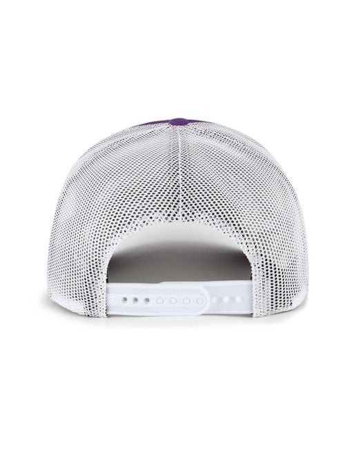 '47 Purple Arizona Diamondbacks Meander Foam Trucker Snapback Hat