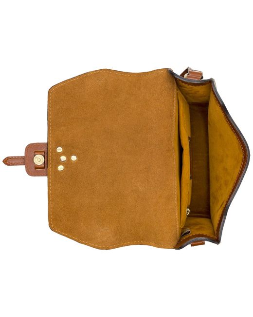 Patricia Nash Brown Marciana Small Leather Crossbody Bag
