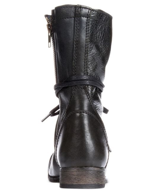 Steve Madden Black Troopa Boots