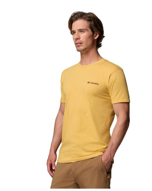 Columbia Yellow Midnighter Graphic T-shirt for men