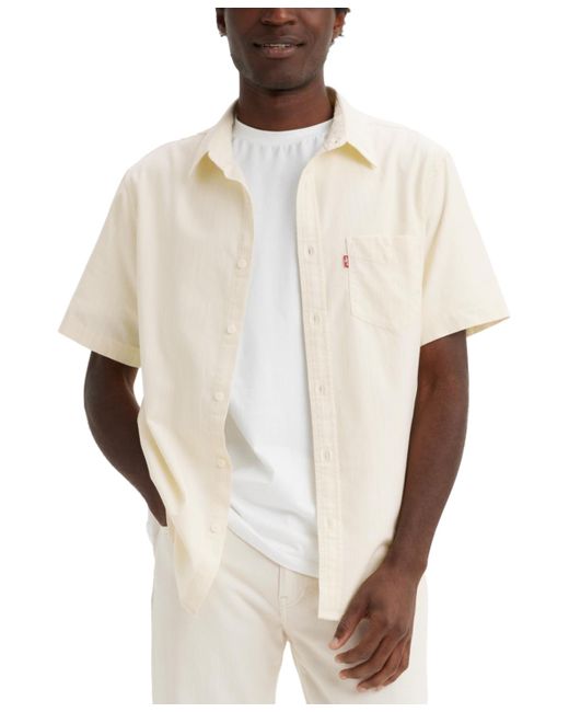 Levi's Natural Classic 1 Pocket Short Sleeve Regular Fit Shirt for men