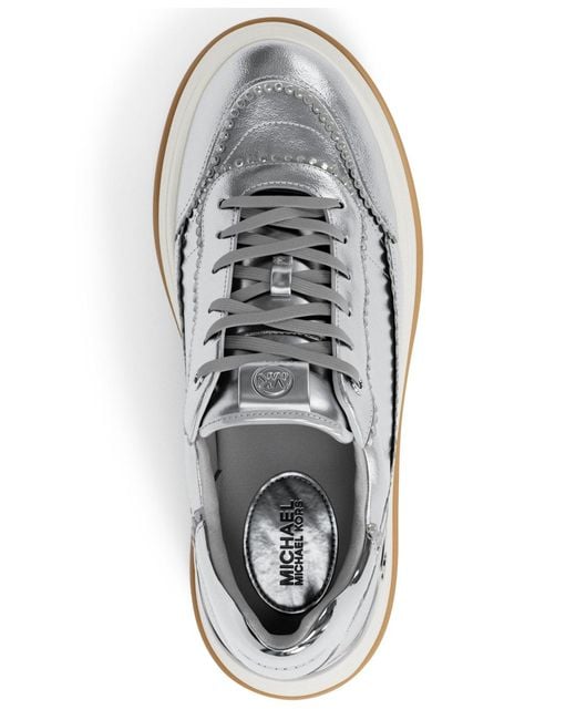 Michael Kors White Michael Hayes Lace-up Shoes