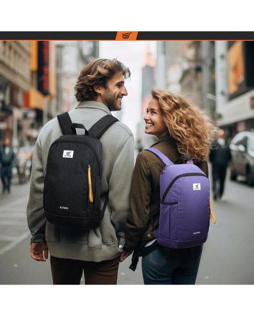 Wosofe Purple Small Backpack 20l Hiking Backpack Lightweight Travel Daypack