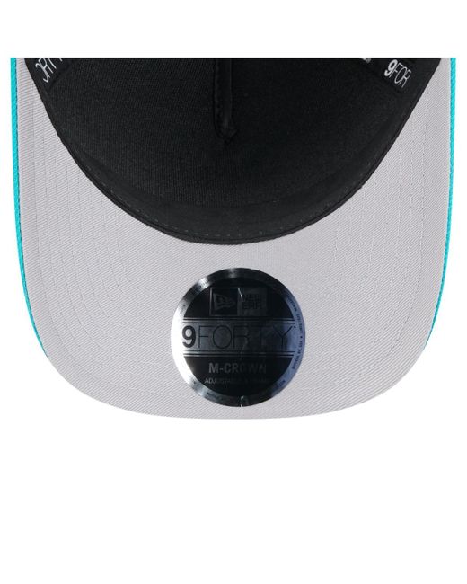 KTZ Green Black/aqua Miami Dolphins 2025 Nfl Draft 9forty A-frame M-crown Adjustable Hat for men
