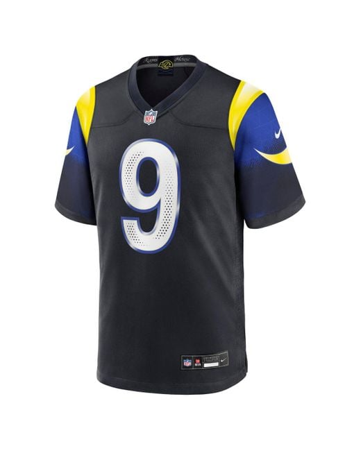 Nike Blue Matthew Stafford Navy Los Angeles Rams Nfl Rivalry Game Jersey for men