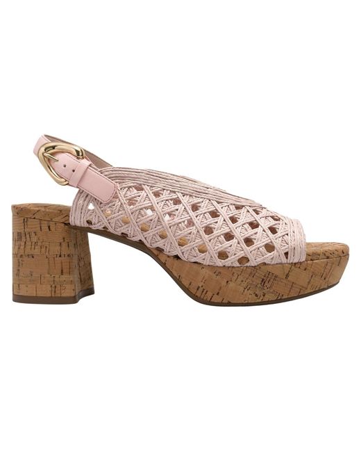 Aerosoles Pink Cornelia Platform Sandals