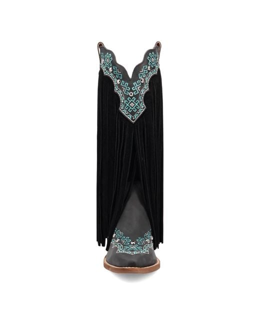 Dingo Black Tequila Sunrise Suede Boot