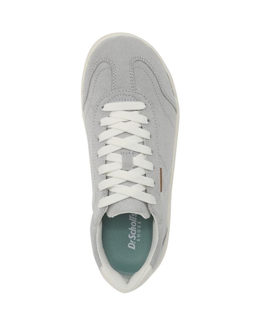 Dr. Scholls White Be True Court Inspired Lace Up Sneakers