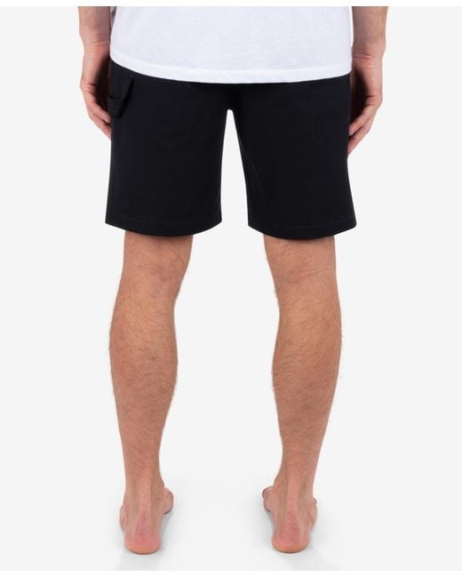 Hurley Black Industry 20 Walkshorts for men