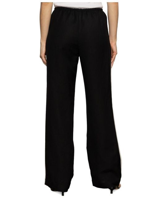 Sanctuary Black Side-striped Casual Track Pants