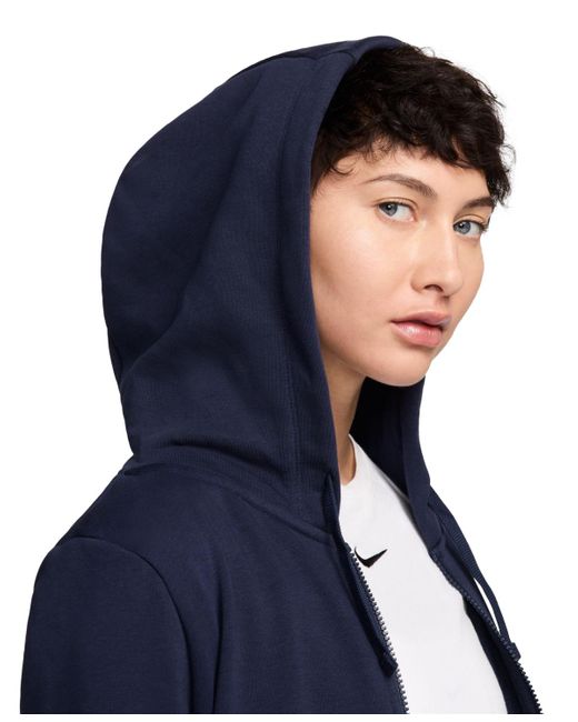 Nike Blue Sportswear Club Fleece Full-zip Hoodie