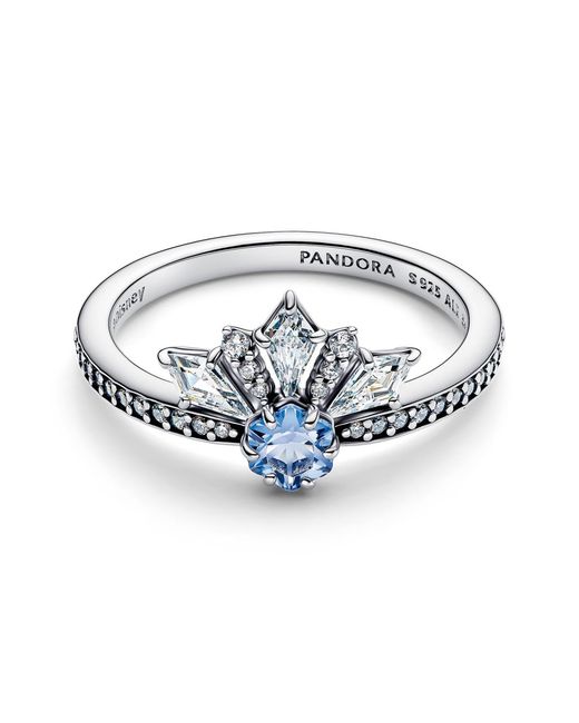 Pandora White Disney Frozen Queen Elsa Tiara Ring