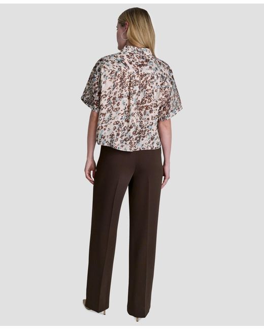 DKNY Multicolor Printed Collared Shirt