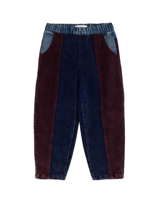Desigual Blue Boys's Patchwork Denim Trousers for men