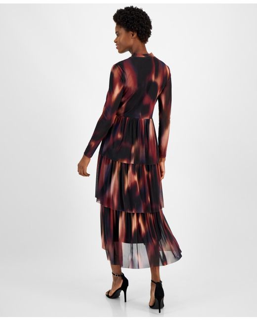 black midi dress with spaghetti straps SnatchedKnit Spaghetti Strap Midi Dress
